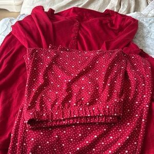 Charter Club Red Polka Dot Pajama Set